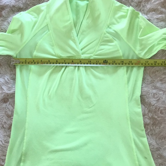 Lululemon athletica neon sweater top - Picture 6 of 8